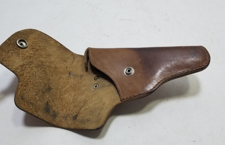 OSMANLI DÖNEMİ DERİ SUBAY TABANCA KILIFI