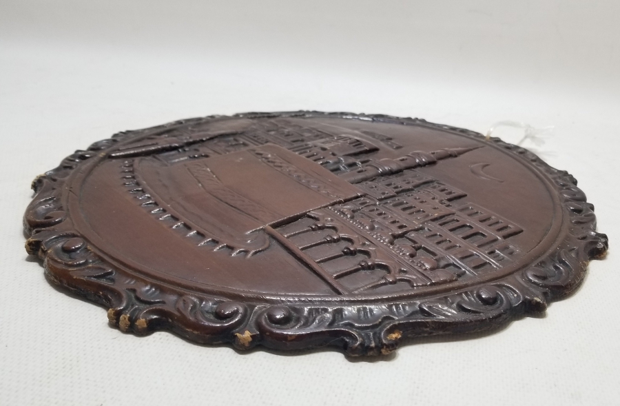 KABE-İ ŞERİF GÖRSELLİ OSMANLI DÖNEMİ AHŞAP PANO