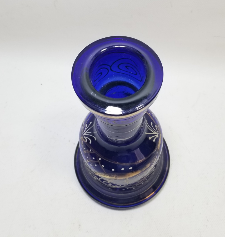 ALTIN VARAKLI VE MİNE İŞÇİLİKLİ OSMANLI DÖNEMİ NARGİLE ŞİŞESİ