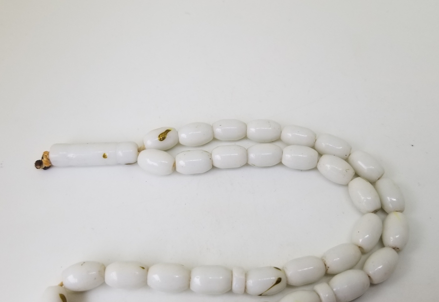 ÜZERİ ALTIN VARAKLI OSMANLI DÖNEMİ OPALİN TESPİH