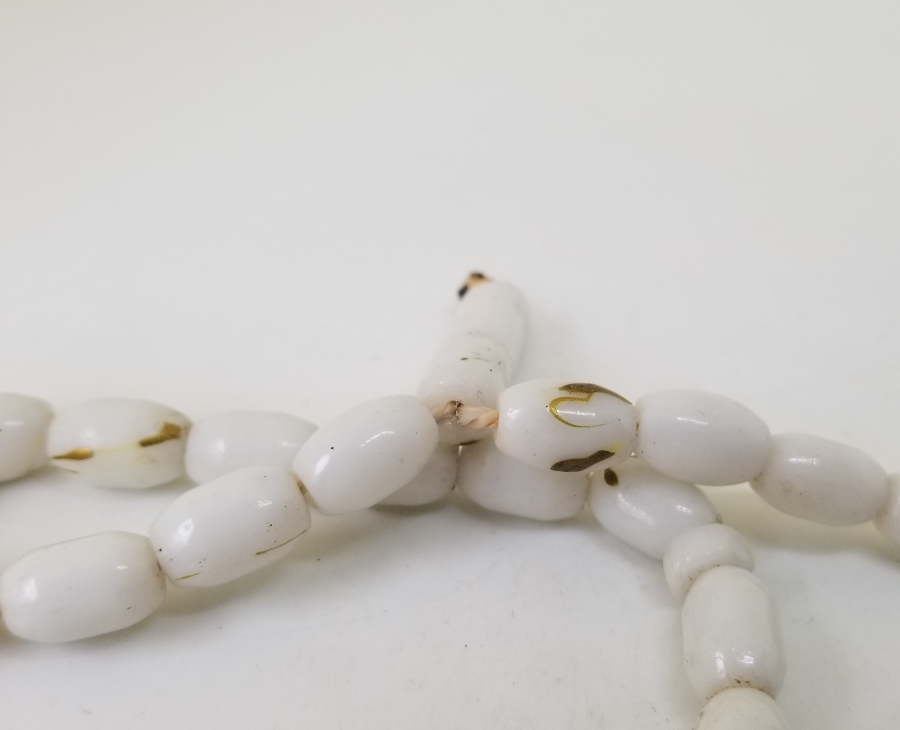 ÜZERİ ALTIN VARAKLI OSMANLI DÖNEMİ OPALİN TESPİH