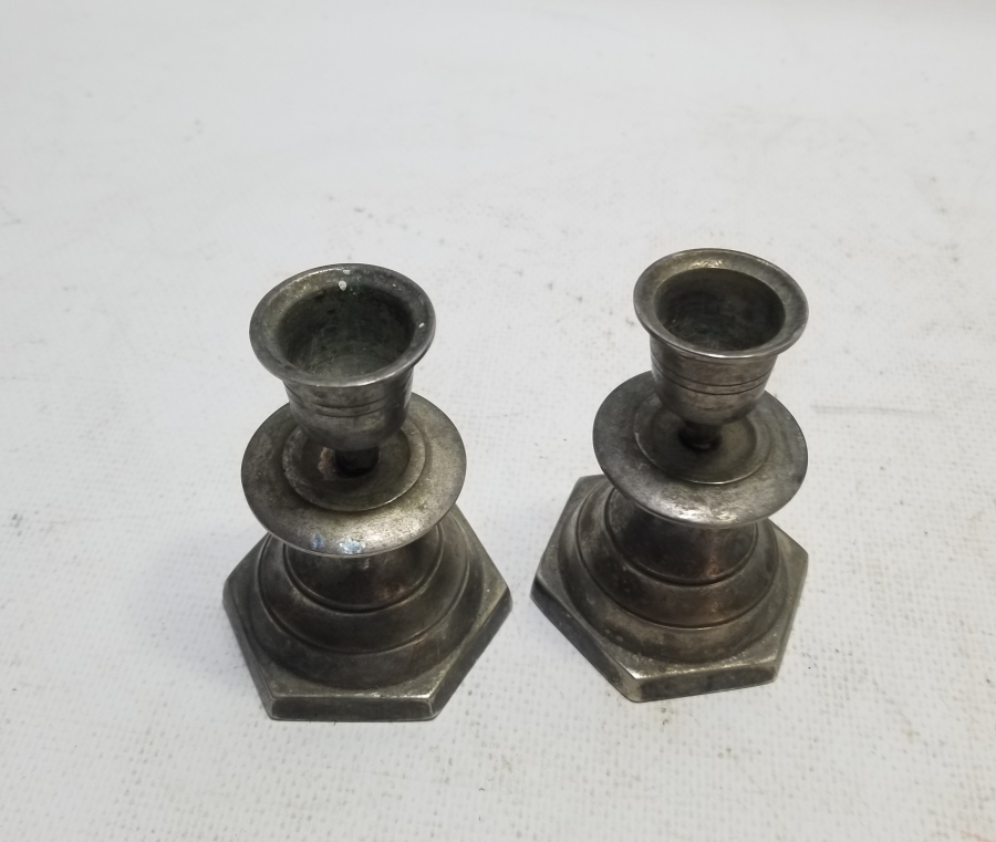 GÜMÜŞ KAPLAMA OSMANLI DÖNEMİ ÇİFT HATTAT ŞAMDANI