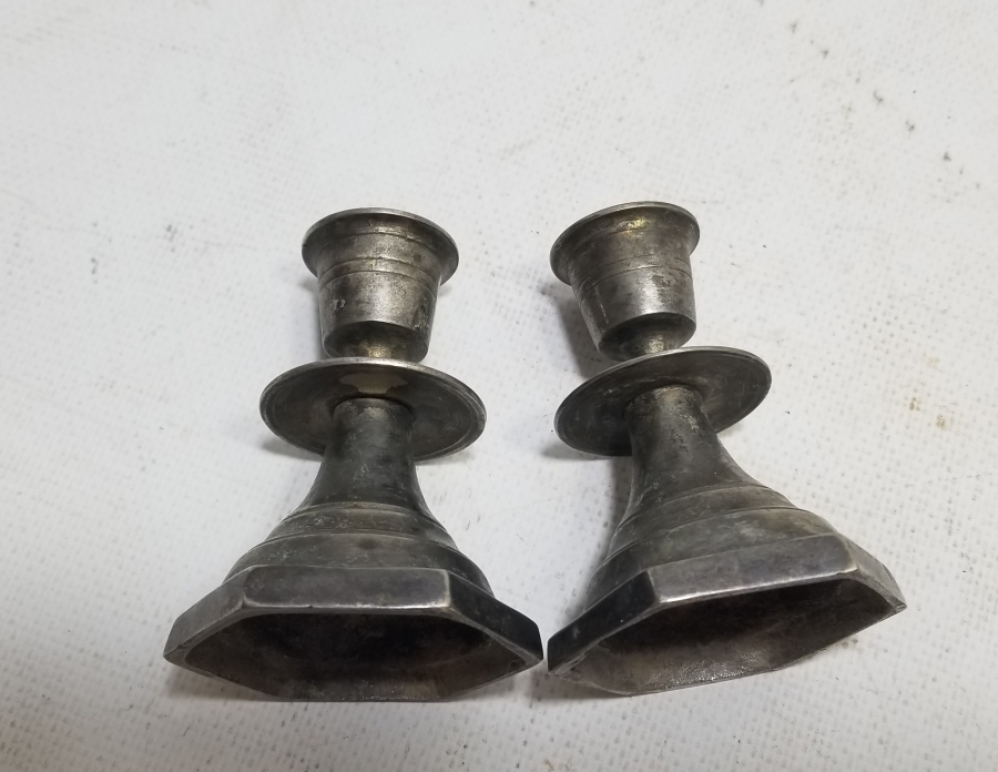 GÜMÜŞ KAPLAMA OSMANLI DÖNEMİ ÇİFT HATTAT ŞAMDANI