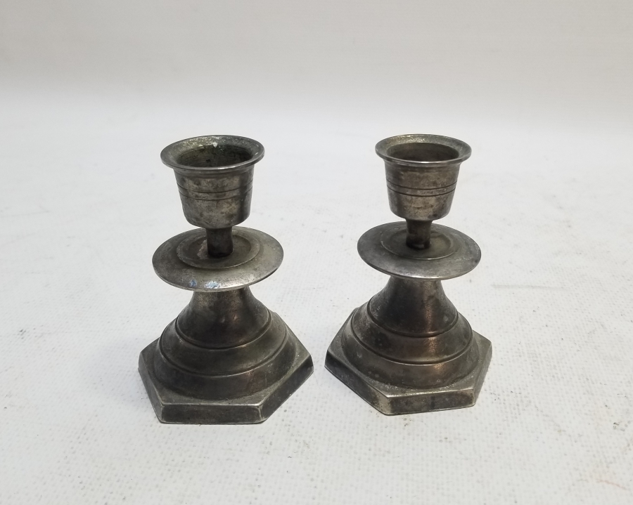 GÜMÜŞ KAPLAMA OSMANLI DÖNEMİ ÇİFT HATTAT ŞAMDANI