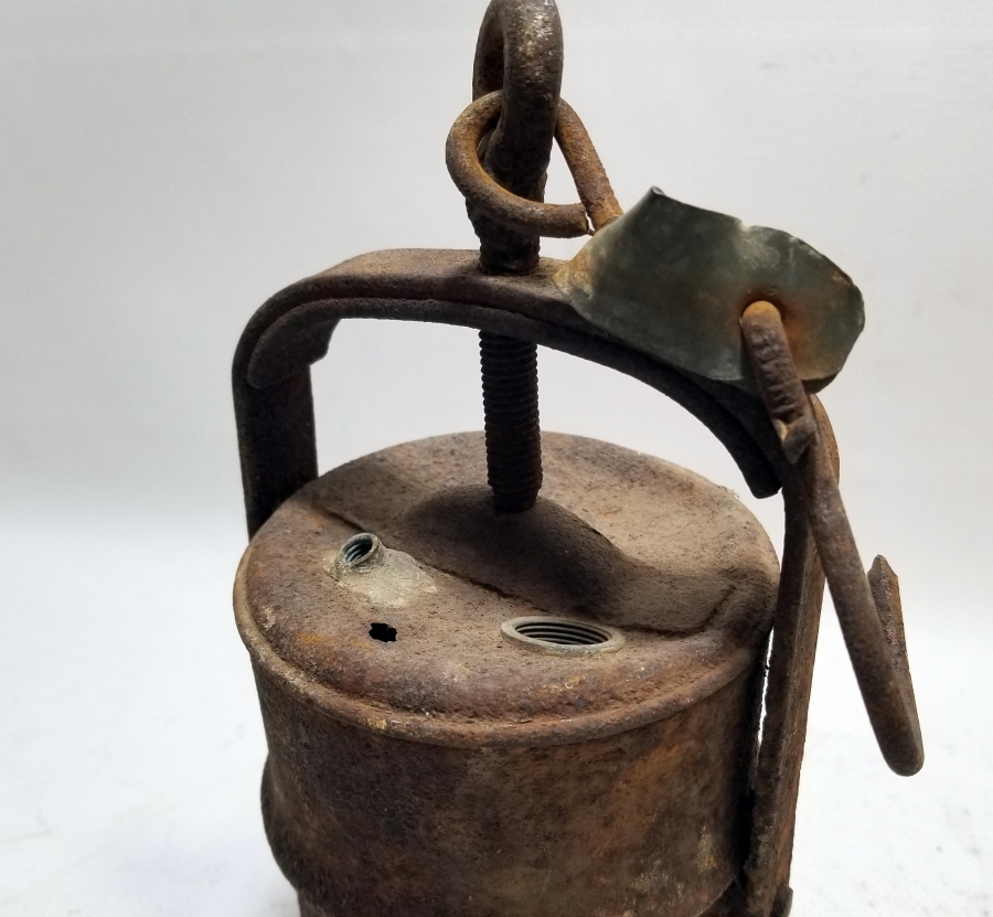 OSMANLI DÖNEMİ MADENCİ KARPİT LAMBASI