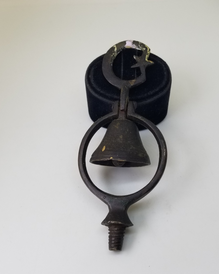 OSMANLI DÖNEMİ ÜZERİ AY YILDIZLI EKSİKSİZ ÇEVGEN ZİLİ