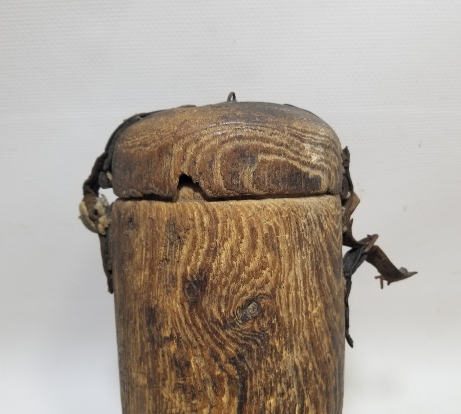 OSMANLI DÖNEMİ EL OYMA AHŞAP KAHVE FİNCANI KABI