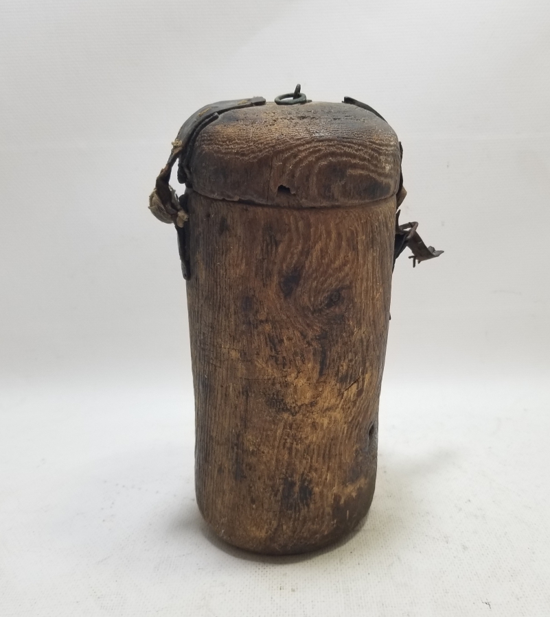 OSMANLI DÖNEMİ EL OYMA AHŞAP KAHVE FİNCANI KABI