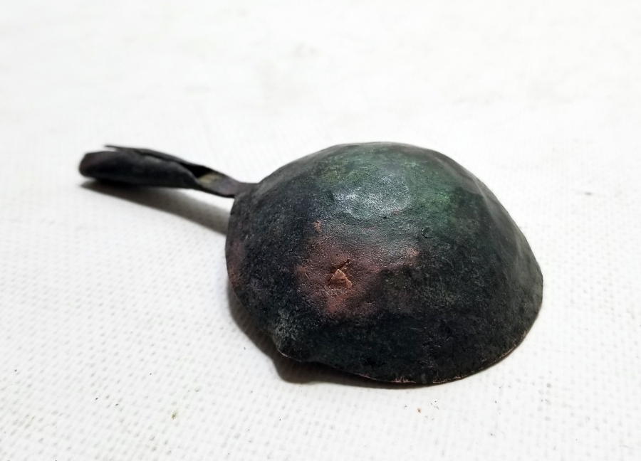 OSMANLI DÖNEMİ EL YAPIMI NADİR KURŞUN KEPÇESİ