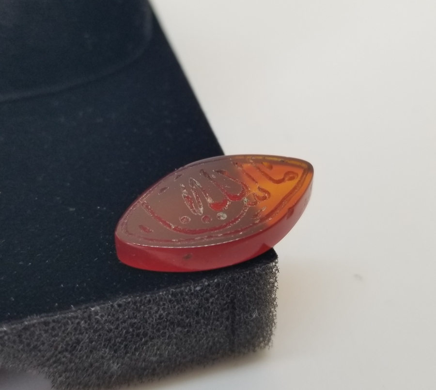 OSMANLI DÖNEMİ EL KAZIMA AKİK YÜZÜK KAŞI