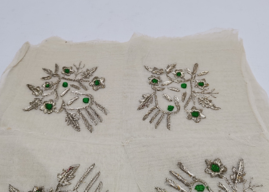 GÜMÜŞ SIRMA İŞÇİLİKLİ OSMANLI DÖNEMİ İPEK ÇEVRE