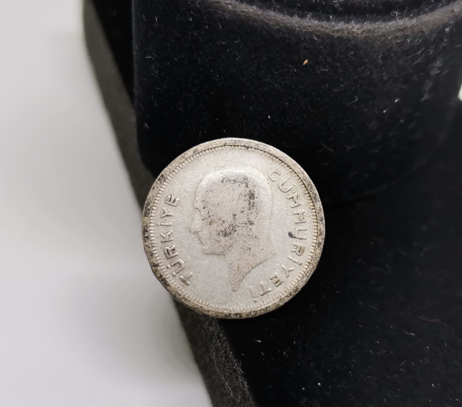 1936 YILI GÜMÜŞ 25 KURUŞ