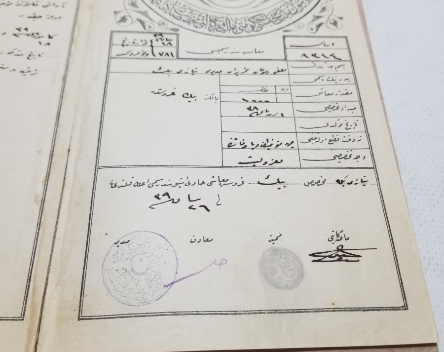 OSMANLI DÖNEMİ MAAŞ CÜZDANI