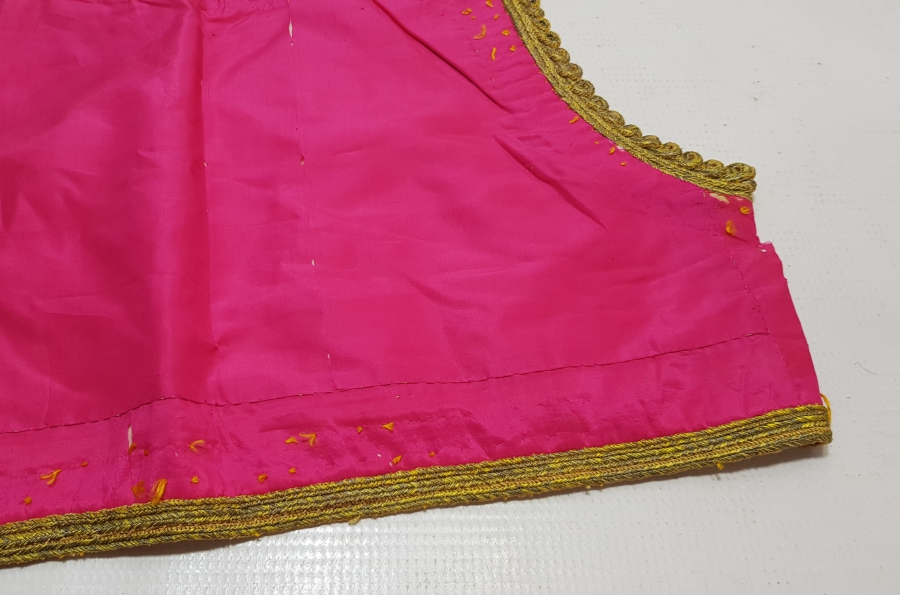 İPEK VE GÜMÜŞ SIRMA İŞÇİLİKLİ OSMANLI DÖNEMİ NADİR RUMELİ KIZ CEPKENİ