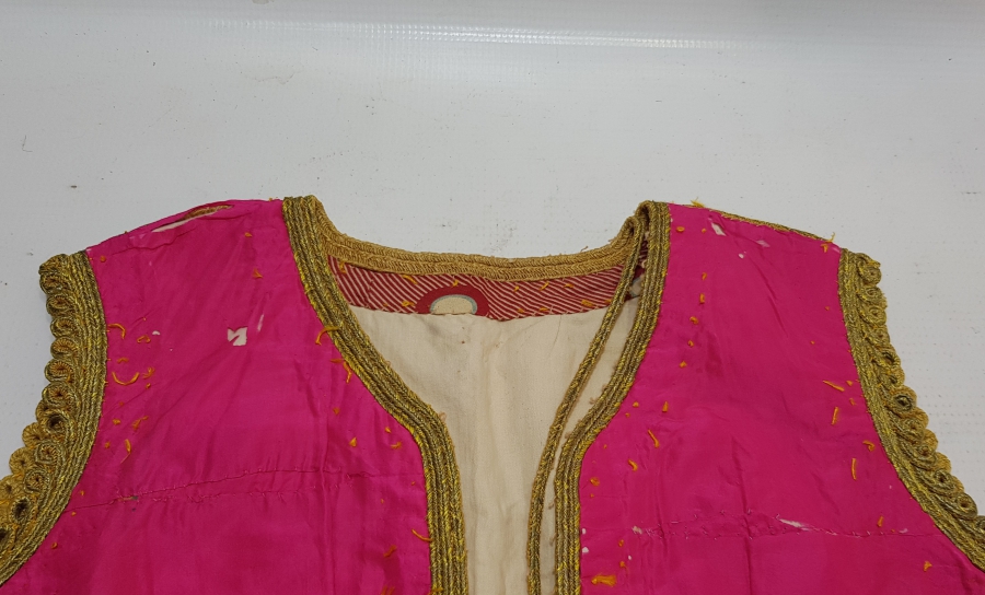 İPEK VE GÜMÜŞ SIRMA İŞÇİLİKLİ OSMANLI DÖNEMİ NADİR RUMELİ KIZ CEPKENİ