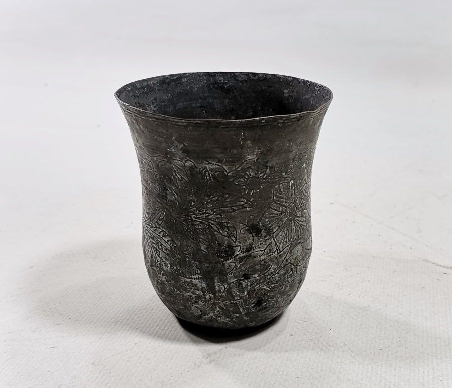 ÜZERİ KALEM İŞÇİLİKLİ OSMANLI DÖNEMİ ESERİ İSTANBUL ŞERBET BARDAĞI