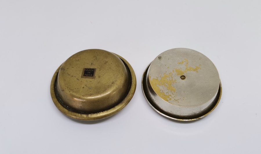 İKİ ADET ANTİKA HACI MİSİ KUTUSU