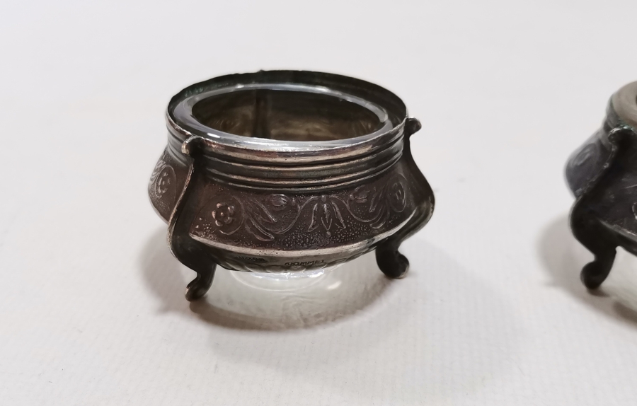 ANTİKA RUS DAMGALI ÇİFT HAVYARLIK