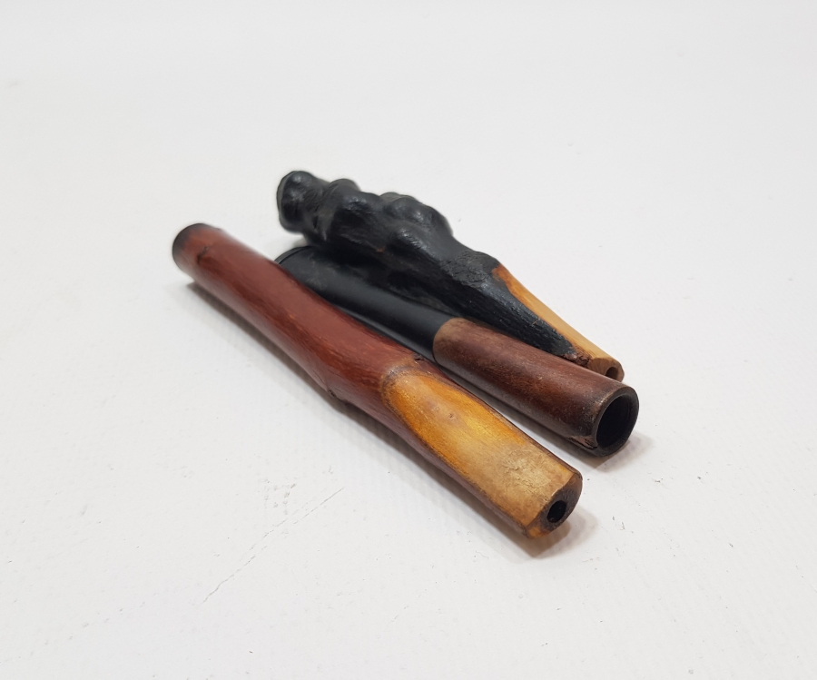 OSMANLI DÖNEMİ EL YAPIMI 3 ADET SİGARA AĞIZLIĞI