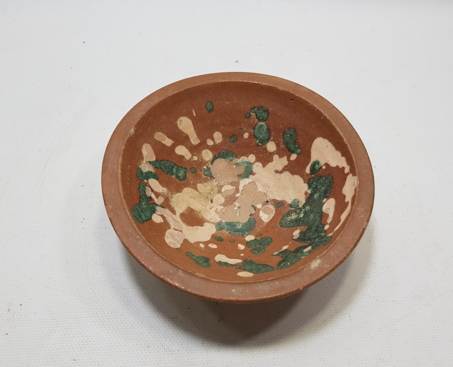 KINIK İŞİ SIRLI TOPRAK KASE