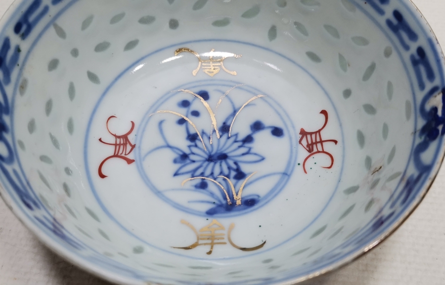 ESKİ ÇİN EL BOYAMA ANTİKA PORSELEN TABAK