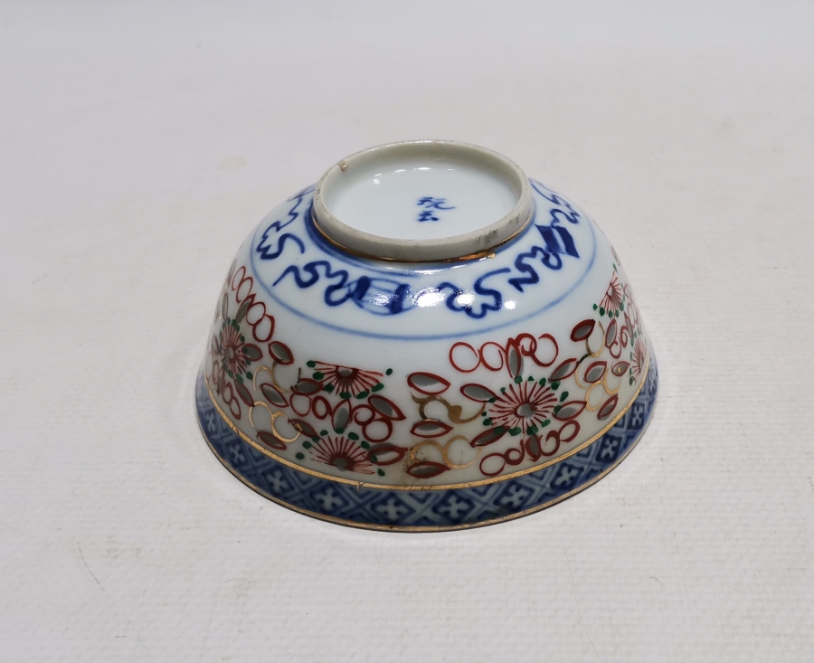 ESKİ ÇİN EL BOYAMA ANTİKA PORSELEN TABAK