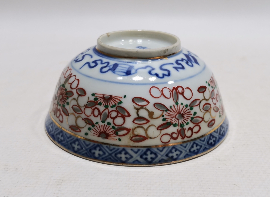 ESKİ ÇİN EL BOYAMA ANTİKA PORSELEN TABAK