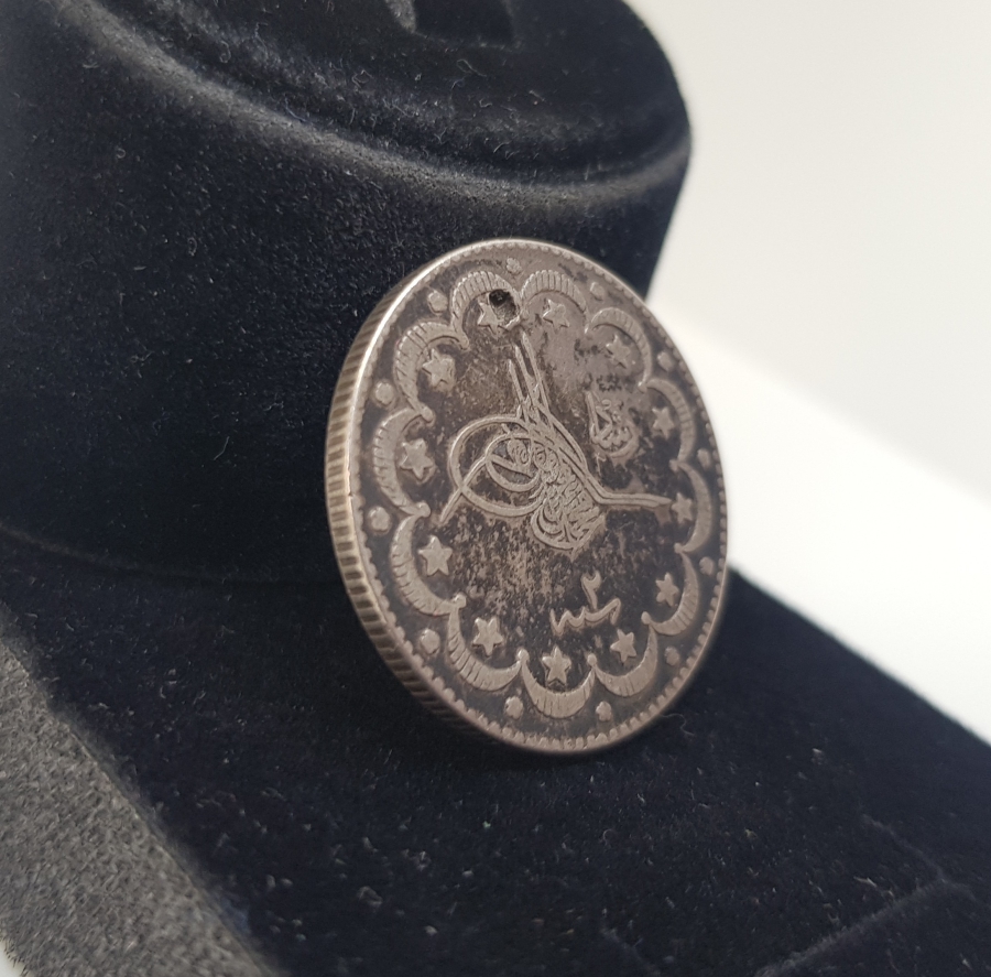 SULTAN MEHMET REŞAT DÖNEMİ KOLEKSİYONLUK GÜMÜŞ 10 KURUŞ MECİDİYE