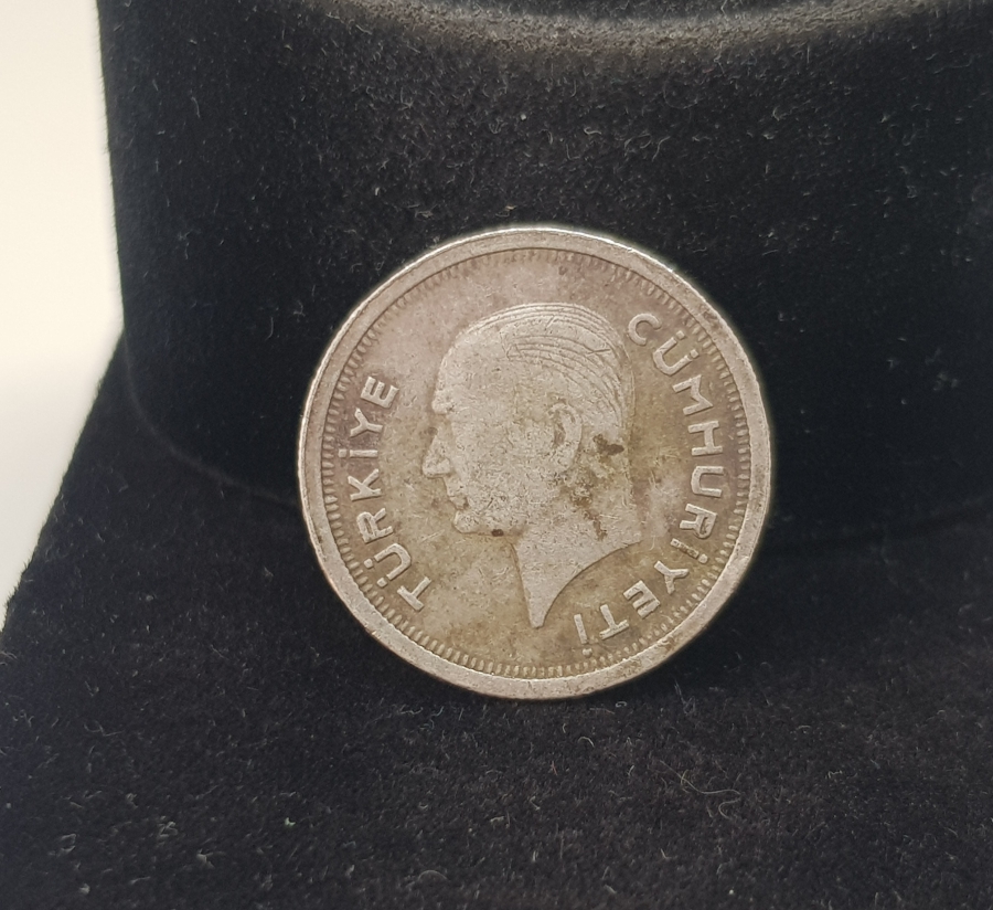 1936 YILI GÜMÜŞ 25 KURUŞ