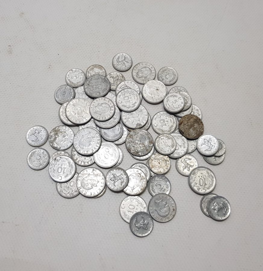 1970-1980LERDEN ANTİKA METAL PARA LOTU