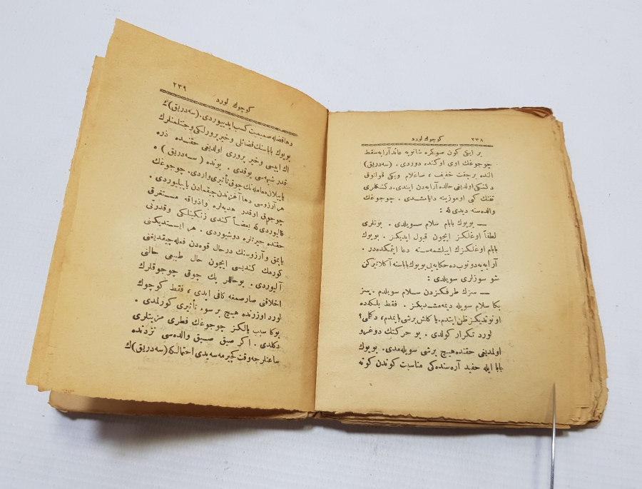 OSMANLI DÖNEMİ KÜÇÜK LORD İSİMLİ BASKI ROMAN