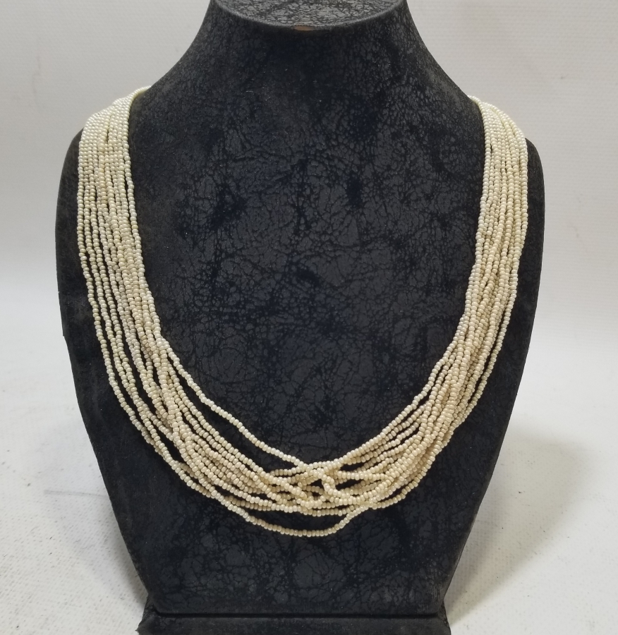 OSMANLI DÖNEMİ İNCİ FORMLU OPAL GERDANLIK