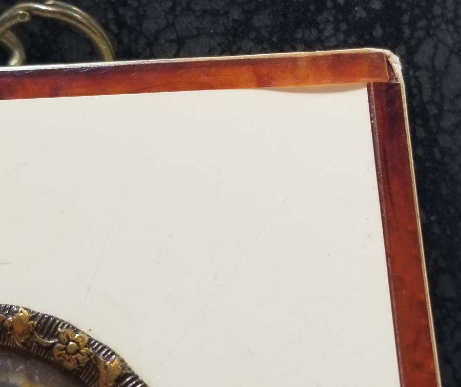 ÖZEL YAPIM ANTİKA FİLDİŞİ ELİSABETH GÖRSELLİ ÇERÇEVE