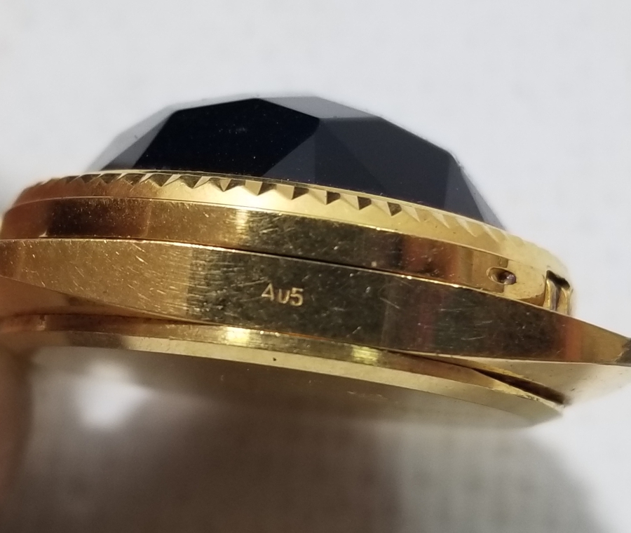 SOVYET RUSYA YAPIMI ALTIN KAPLAMA KURMALI KOLYE SAAT