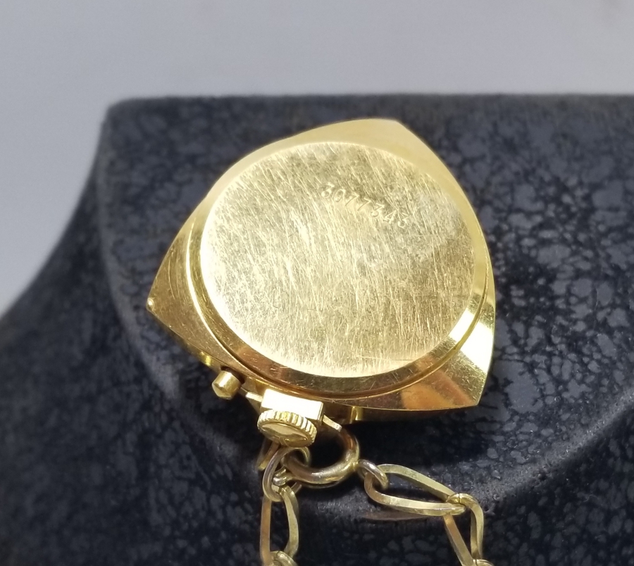 SOVYET RUSYA YAPIMI ALTIN KAPLAMA KURMALI KOLYE SAAT