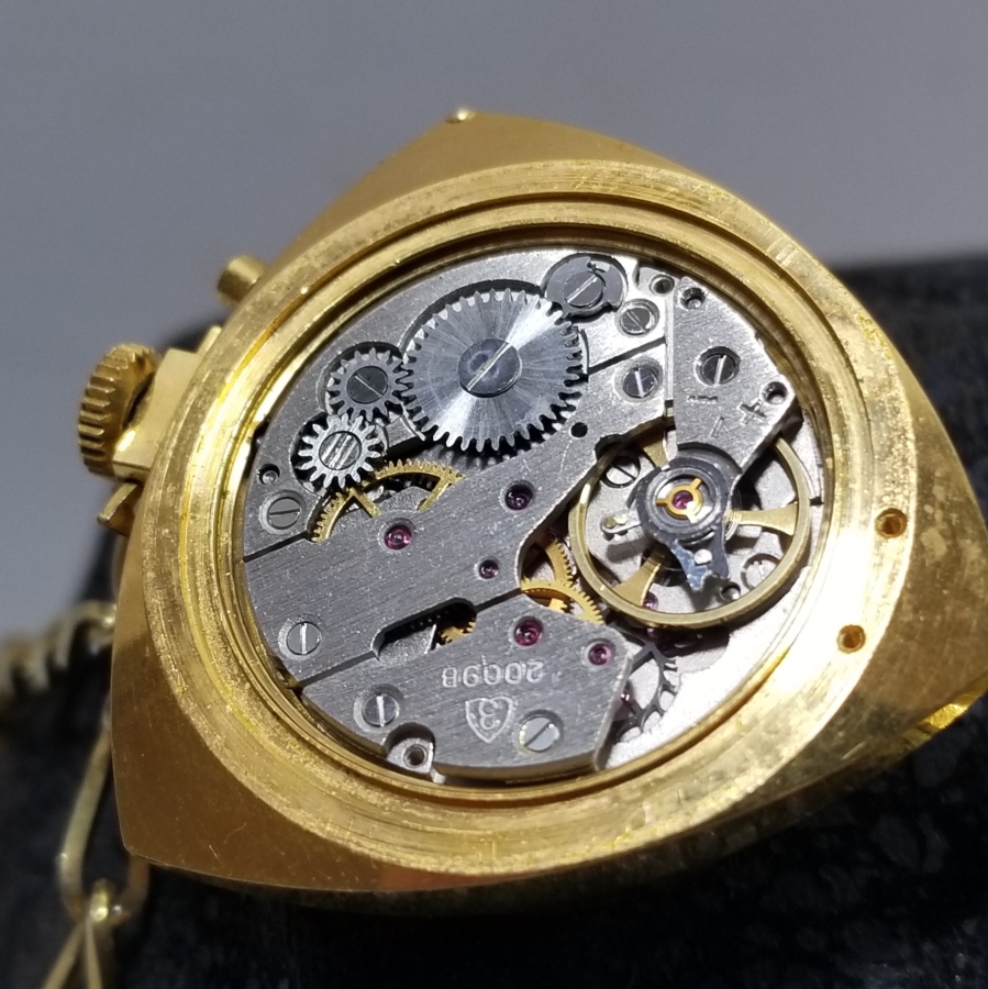 SOVYET RUSYA YAPIMI ALTIN KAPLAMA KURMALI KOLYE SAAT