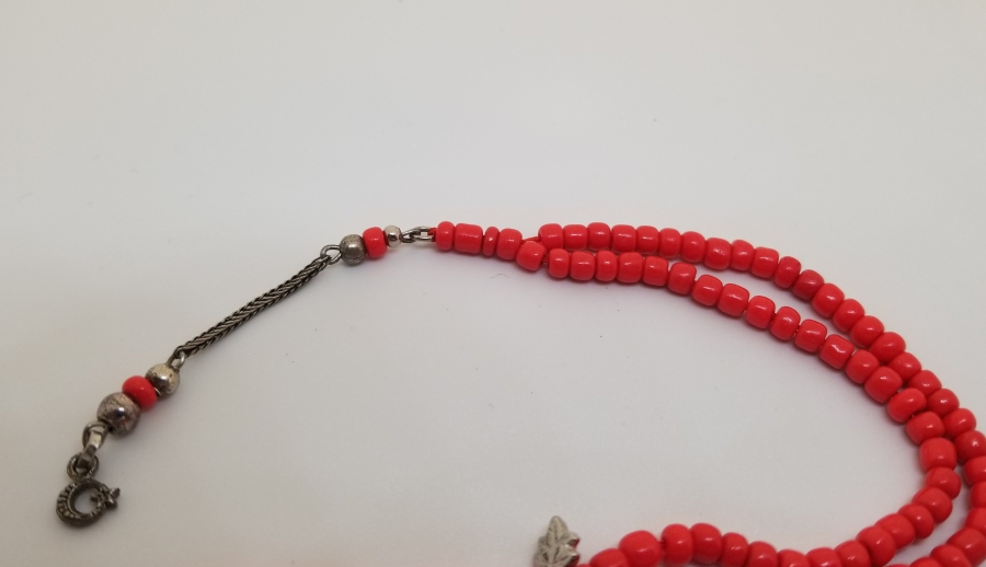 MERCAN TAŞINDAN MAMUL ANTİKA NAMAZ TESPİHİ