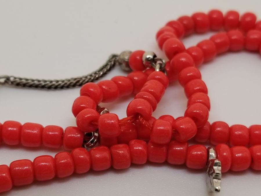 MERCAN TAŞINDAN MAMUL ANTİKA NAMAZ TESPİHİ