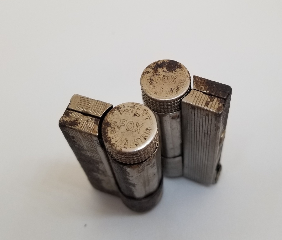 2 ADET ANTİKA MUHTAR ÇAKMAĞI