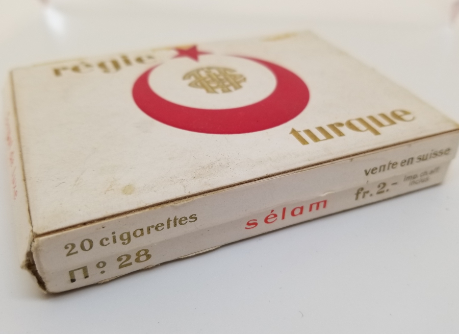 İÇİNDE EVRAKIYLA OSMANLI DÖNEMİ SİGARA KUTUSU