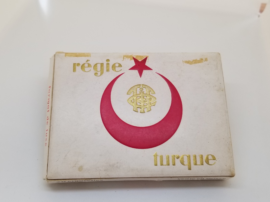 İÇİNDE EVRAKIYLA OSMANLI DÖNEMİ SİGARA KUTUSU