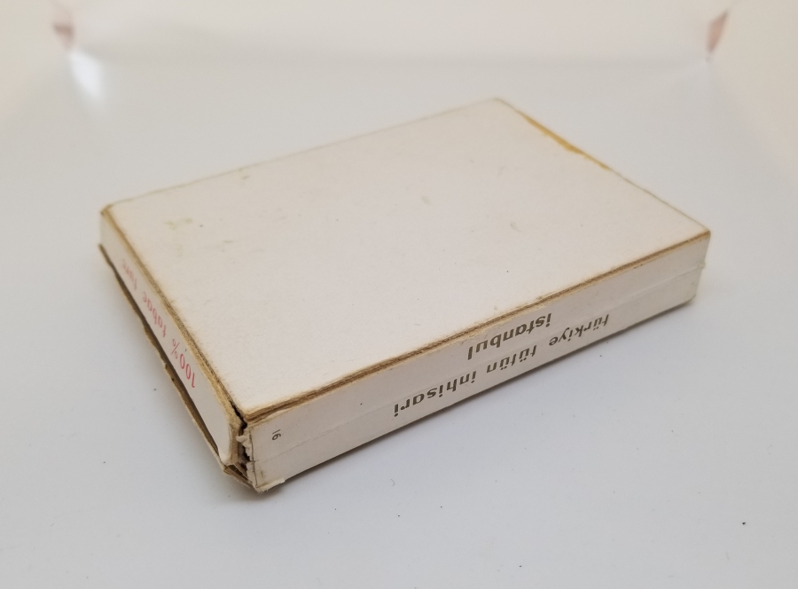 İÇİNDE EVRAKIYLA OSMANLI DÖNEMİ SİGARA KUTUSU