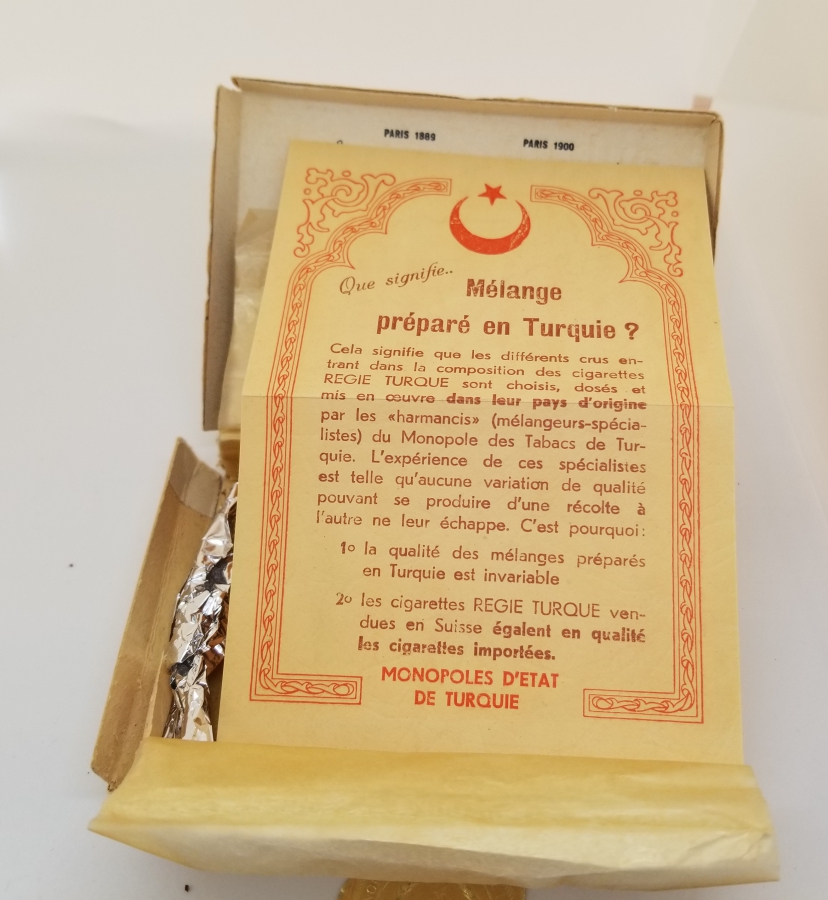 İÇİNDE EVRAKIYLA OSMANLI DÖNEMİ SİGARA KUTUSU