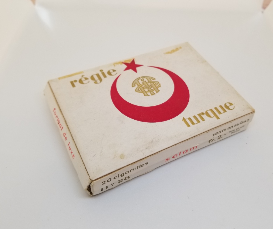 İÇİNDE EVRAKIYLA OSMANLI DÖNEMİ SİGARA KUTUSU