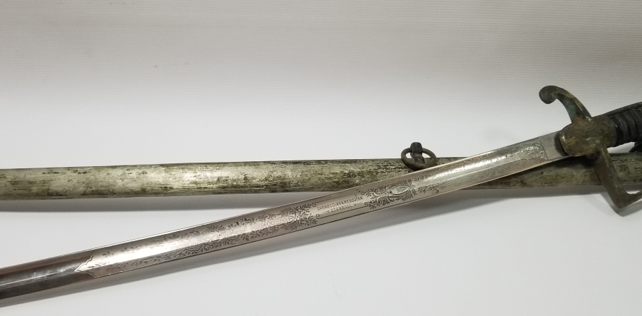 GARABEDIAN VE MESCİYAN USTA YAPIMI OSMANLI DÖNEMİ SUBAY KILICI