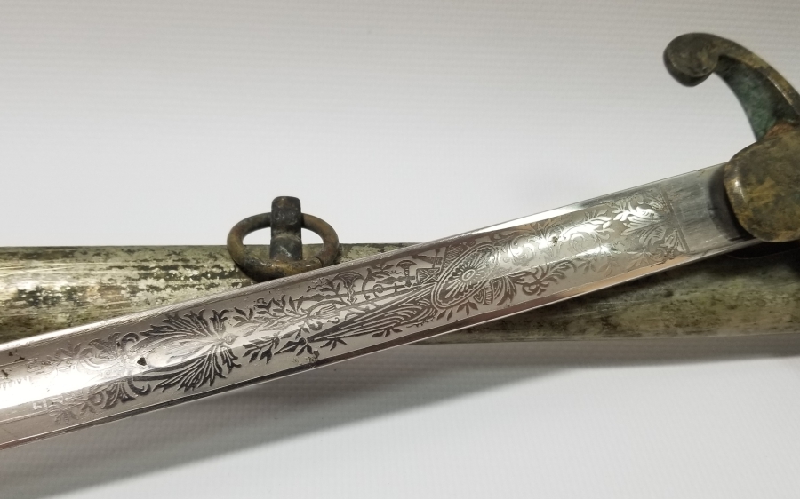 GARABEDIAN VE MESCİYAN USTA YAPIMI OSMANLI DÖNEMİ SUBAY KILICI