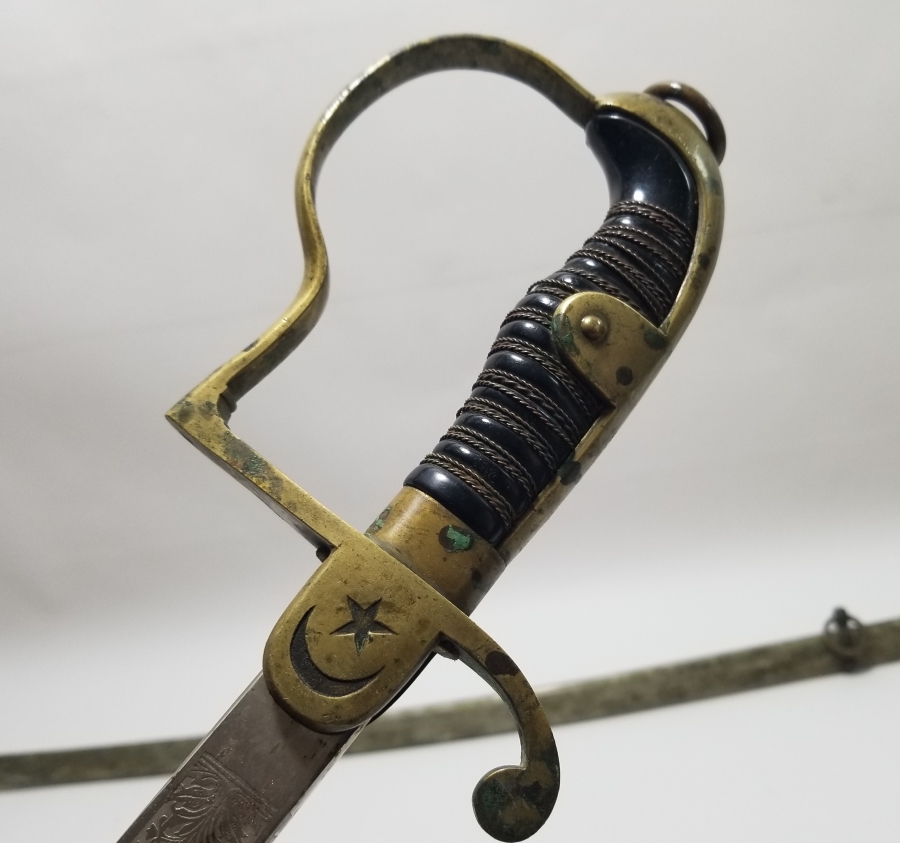 GARABEDIAN VE MESCİYAN USTA YAPIMI OSMANLI DÖNEMİ SUBAY KILICI