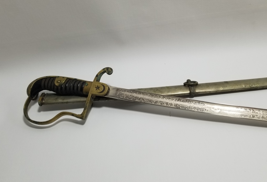 GARABEDIAN VE MESCİYAN USTA YAPIMI OSMANLI DÖNEMİ SUBAY KILICI