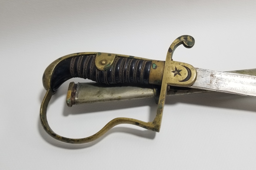 GARABEDIAN VE MESCİYAN USTA YAPIMI OSMANLI DÖNEMİ SUBAY KILICI