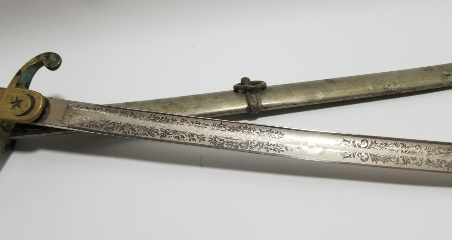 GARABEDIAN VE MESCİYAN USTA YAPIMI OSMANLI DÖNEMİ SUBAY KILICI